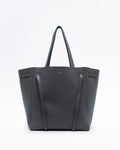 Celine Medium Cabas Phantom Bag Charcoal Grained Calfskin - Front view