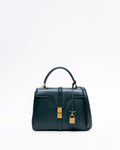 Celine Small 16 Calfskin Bag Black - Front view