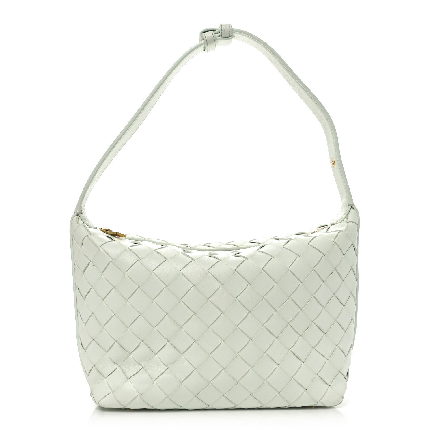 Bottega Veneta Calfskin Nappa Intrecciato Mini Wallace Glacier Muse