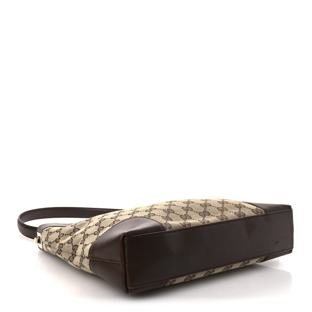 Gucci Monogram Hobo Dark Brown