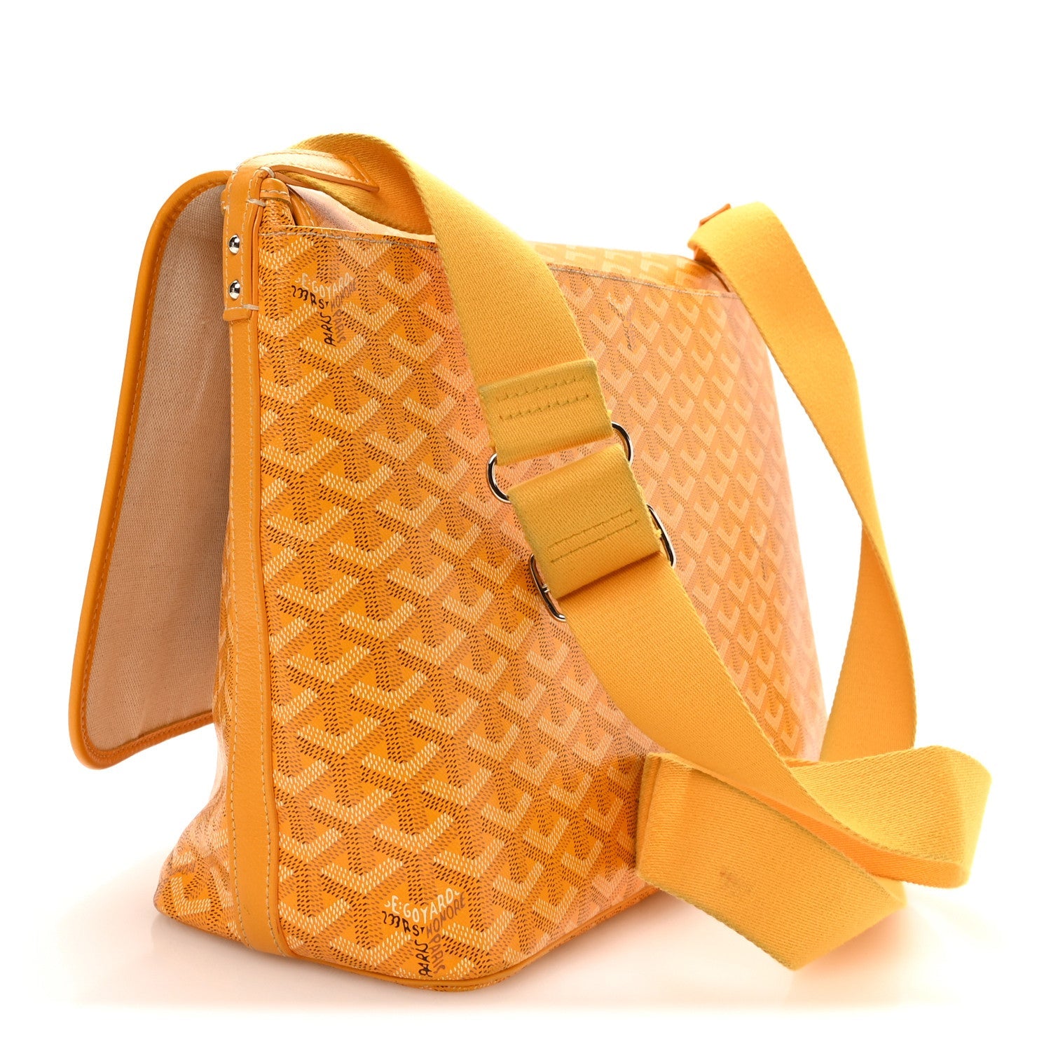 Goyard Goyardine Capetien Messenger Bag Yellow