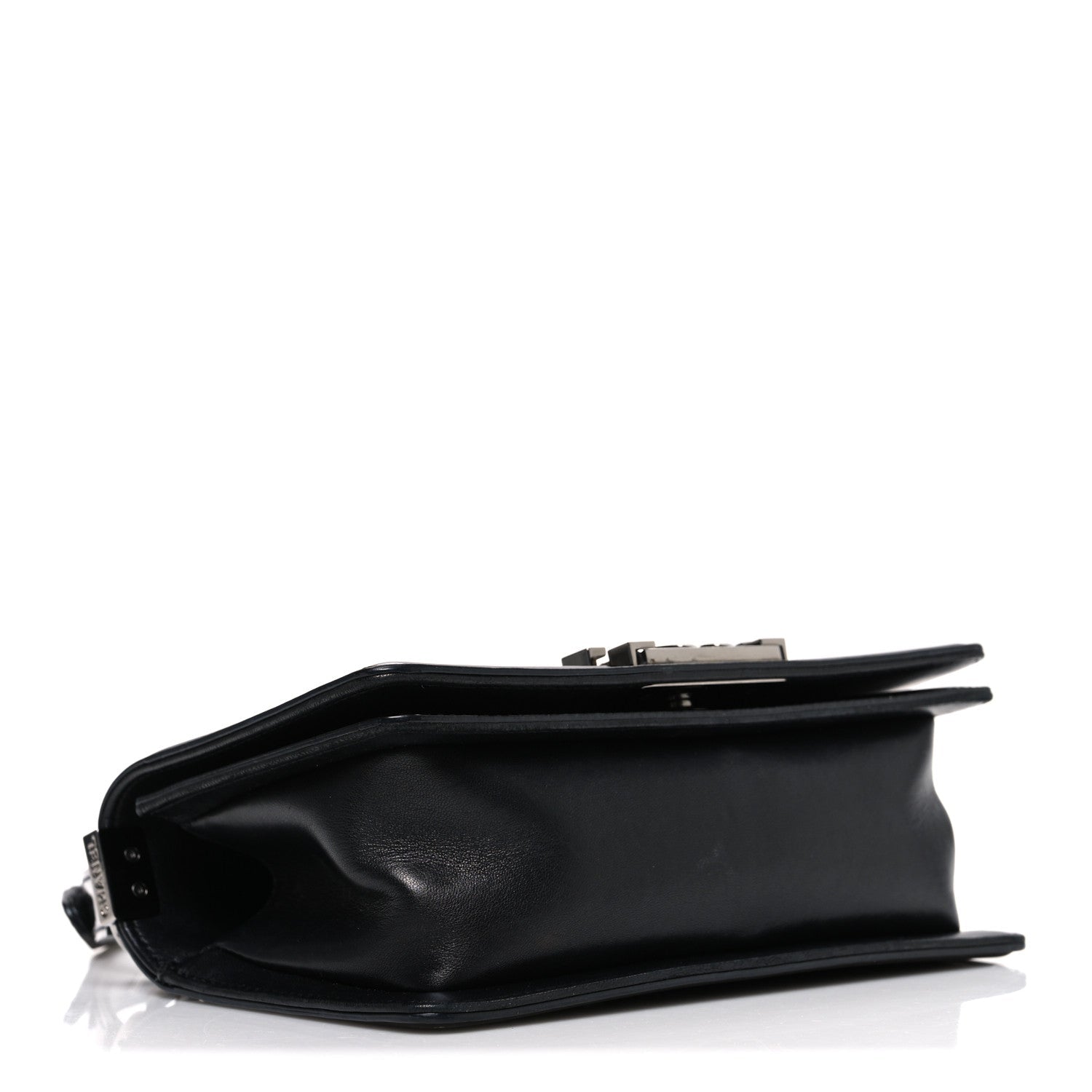 Chanel Patent Calfskin Quilted Small Boy Flap Burgundy
