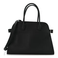 The Row Matte Grained Calfskin Soft Margaux 12 Black