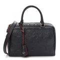 Louis Vuitton Empreinte Speedy Bandouliere 25 NM Marine Rouge