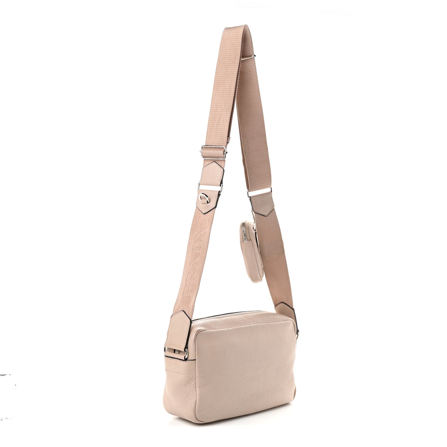 Prada Vitello Daino Crossbody Ninfea