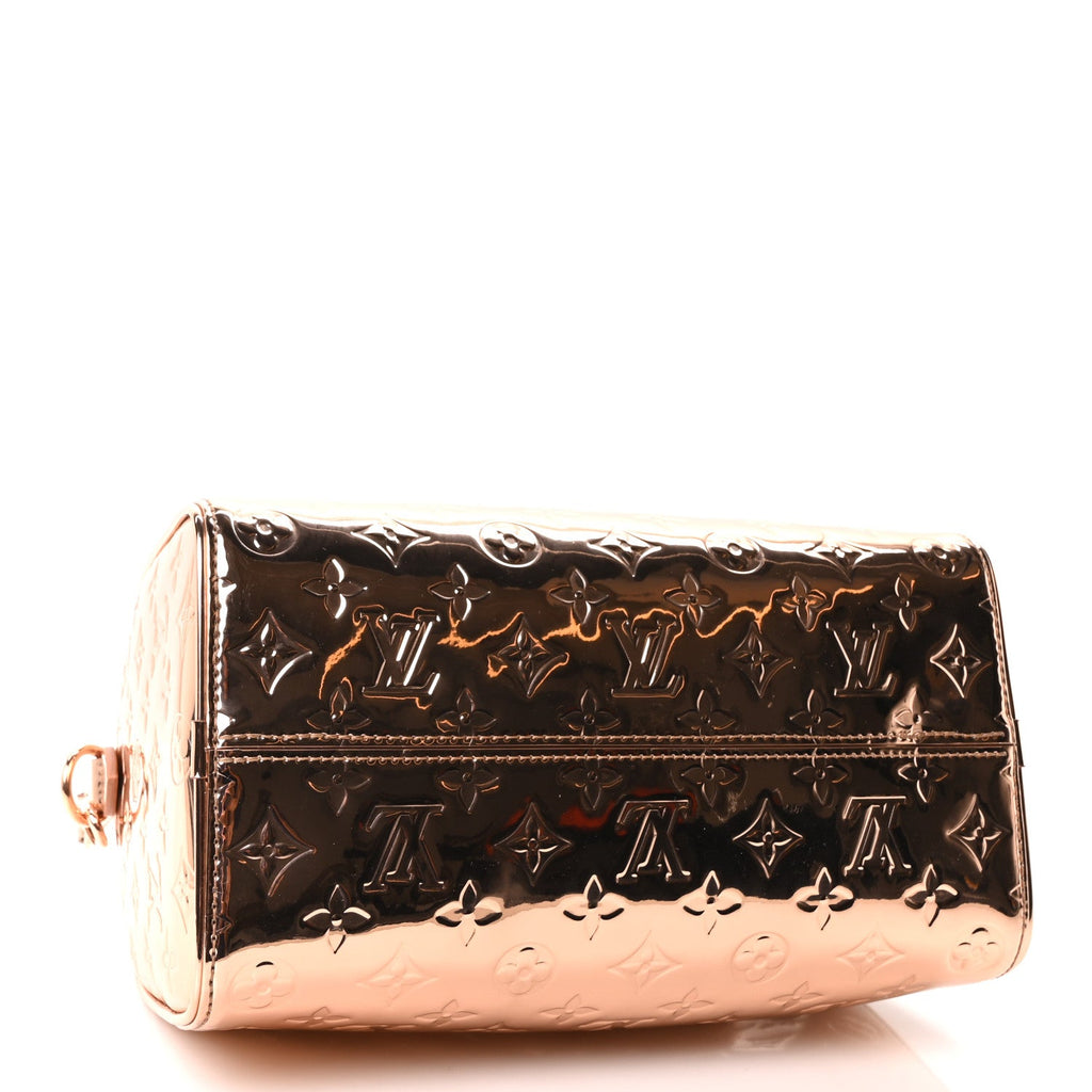 Louis Vuitton Monogram Miroir Speedy Bandouliere 25 Copper