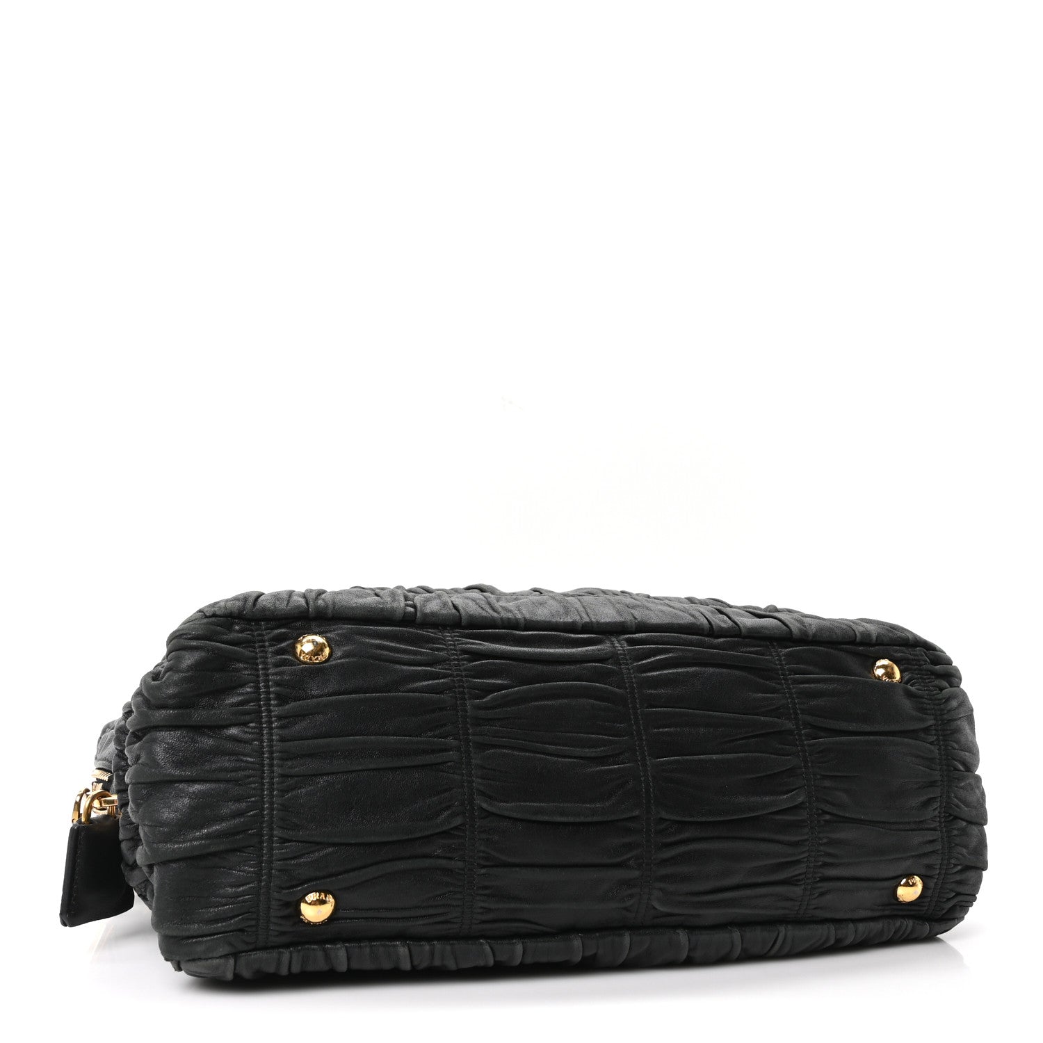 Prada Nappa Gaufre Tote Black