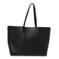 Saint Laurent Calfskin Large Shopping Tote Black