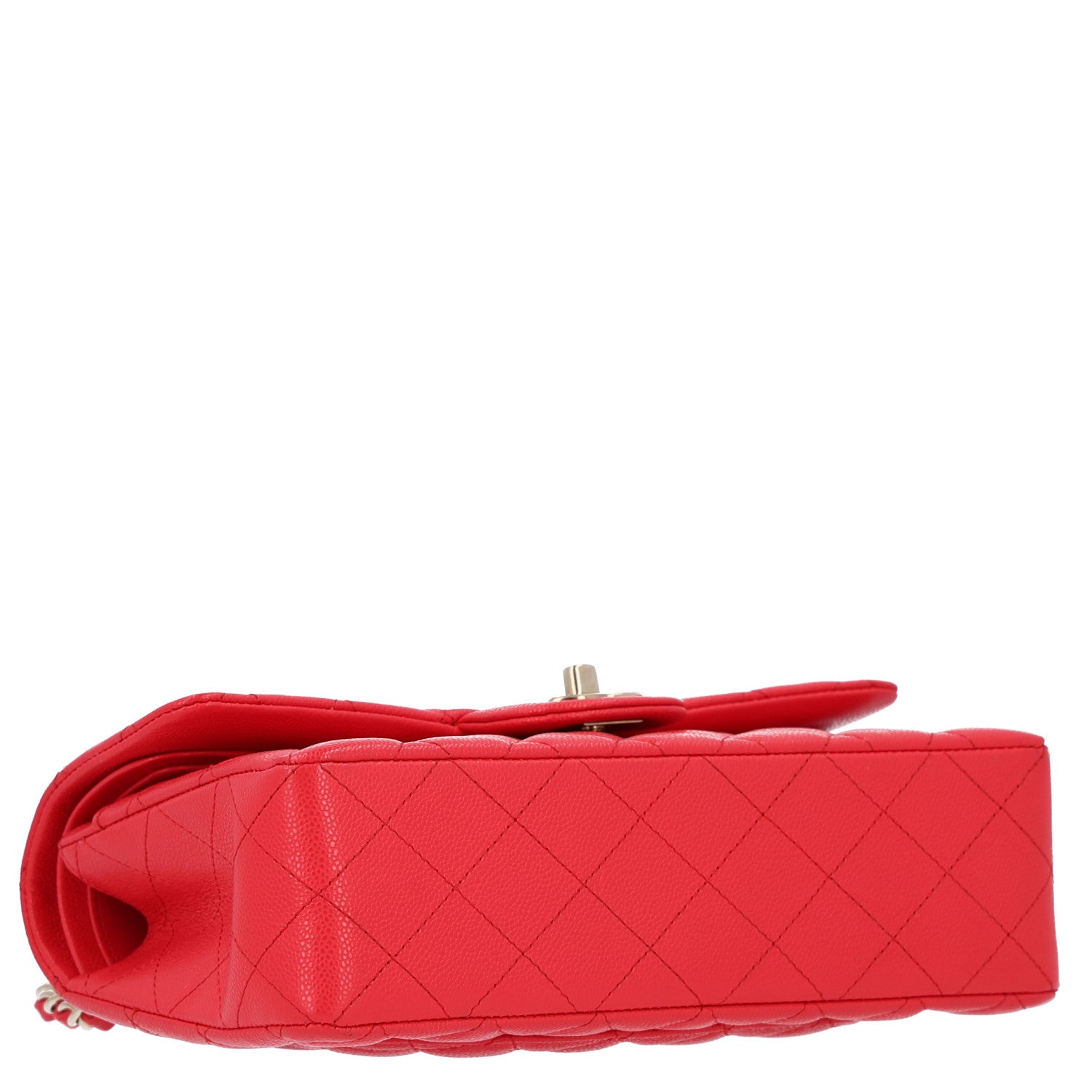 Chanel Caviar Quilted Small Double Flap Red
