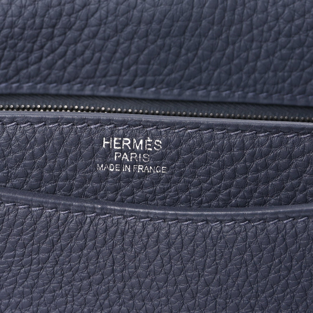 Hermès Togo Steve Light Messenger Etain