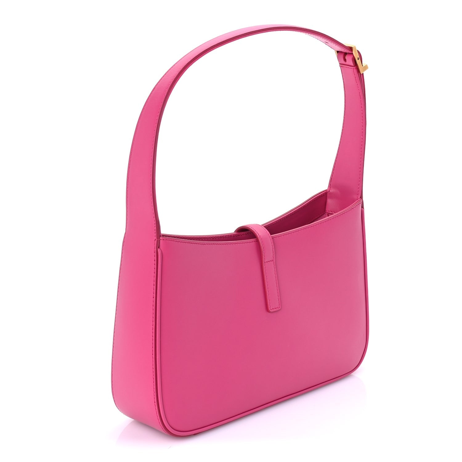 Saint Laurent Smooth Calfskin Le 5 A 7 Hobo Bubblegum