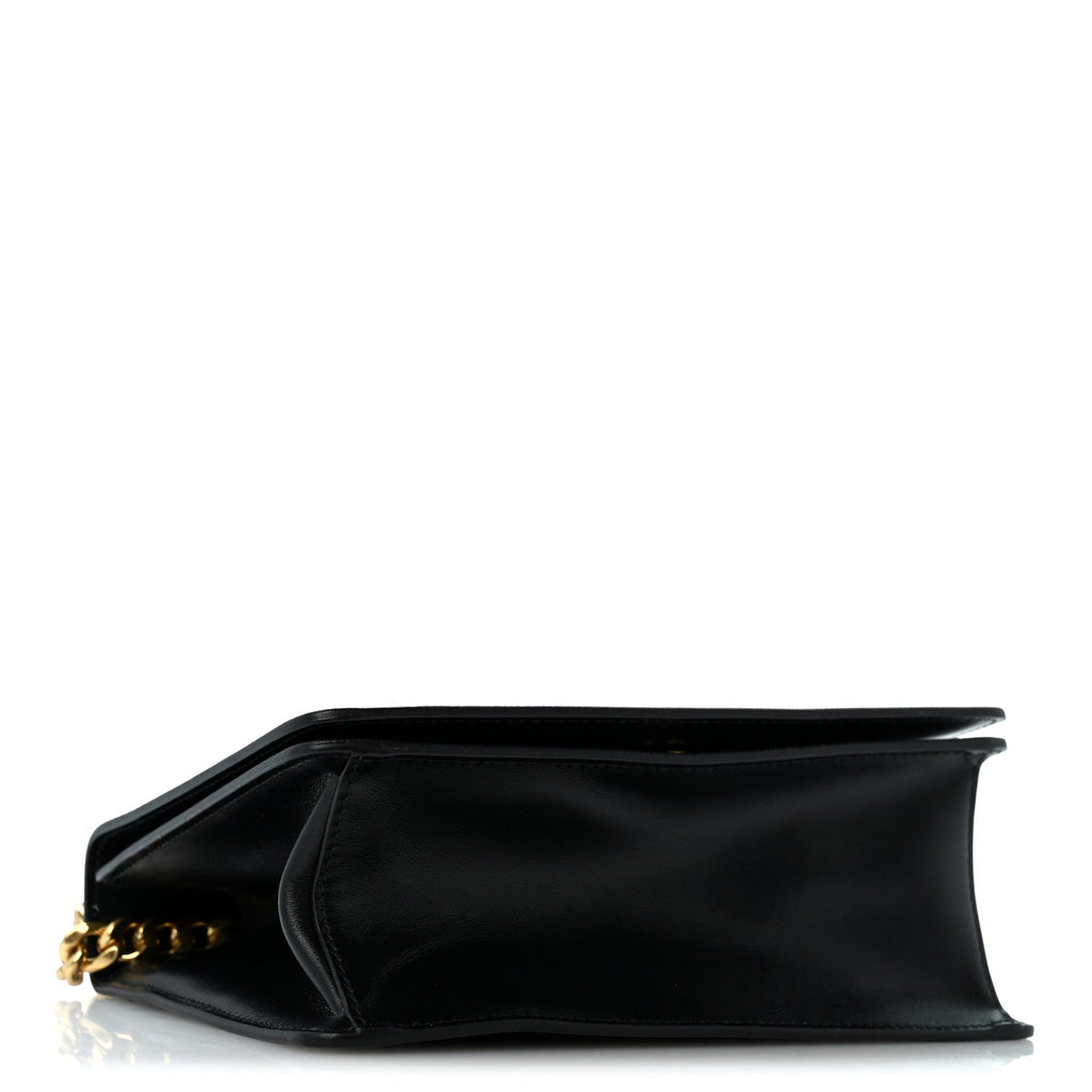 Prada Saffiano Chain Shoulder Bag Black