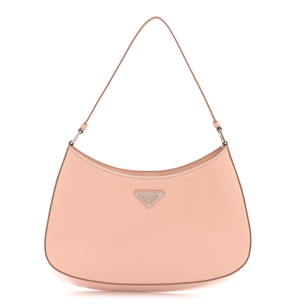 Prada Spazzolato Cleo Shoulder Bag Orchidea