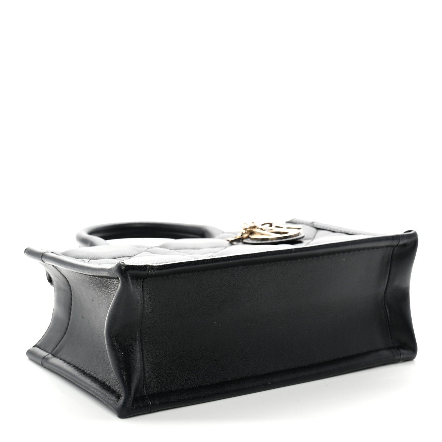 Dior Calfskin Macrocannage Mini Book Tote Black