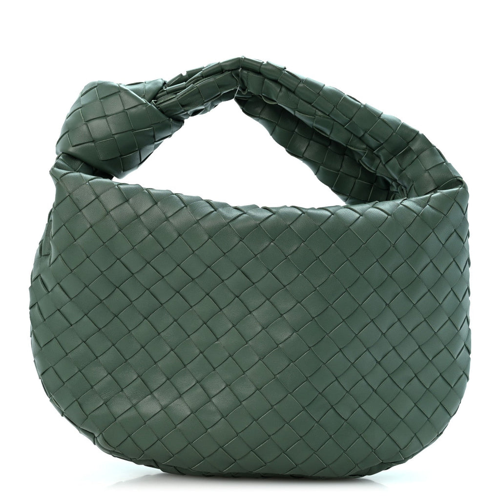 Bottega Veneta Nappa Intrecciato Teen Jodie Hobo Aloe