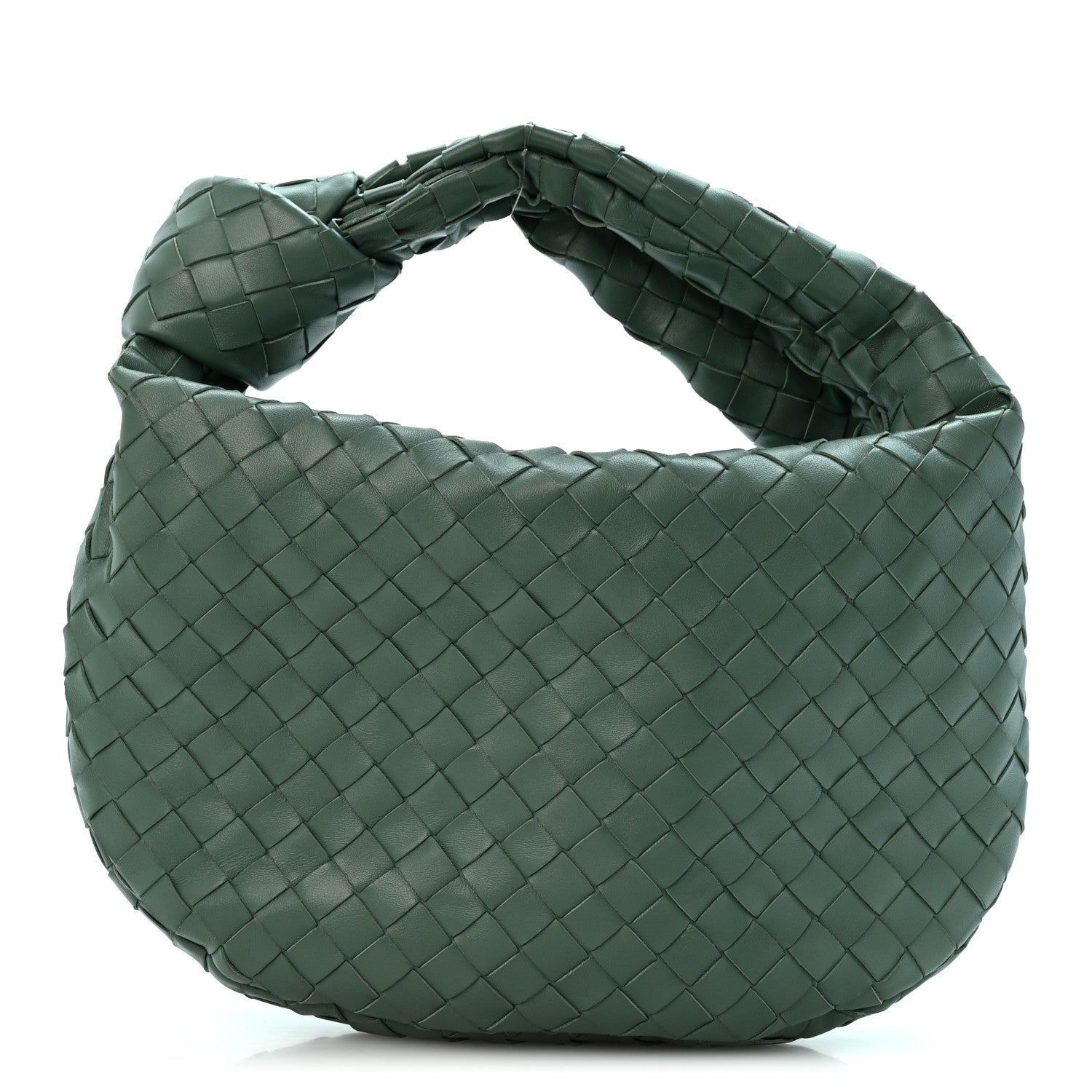 Bottega Veneta Nappa Intrecciato Teen Jodie Hobo Aloe