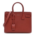 Saint Laurent Grained Calfskin Topstich Baby Sac De Jour Mystic Rose