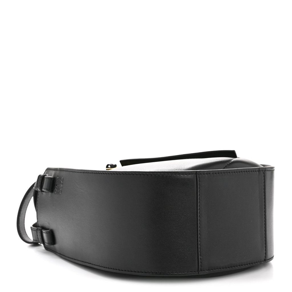 Loewe Calfskin Hammock Slice Bag Black