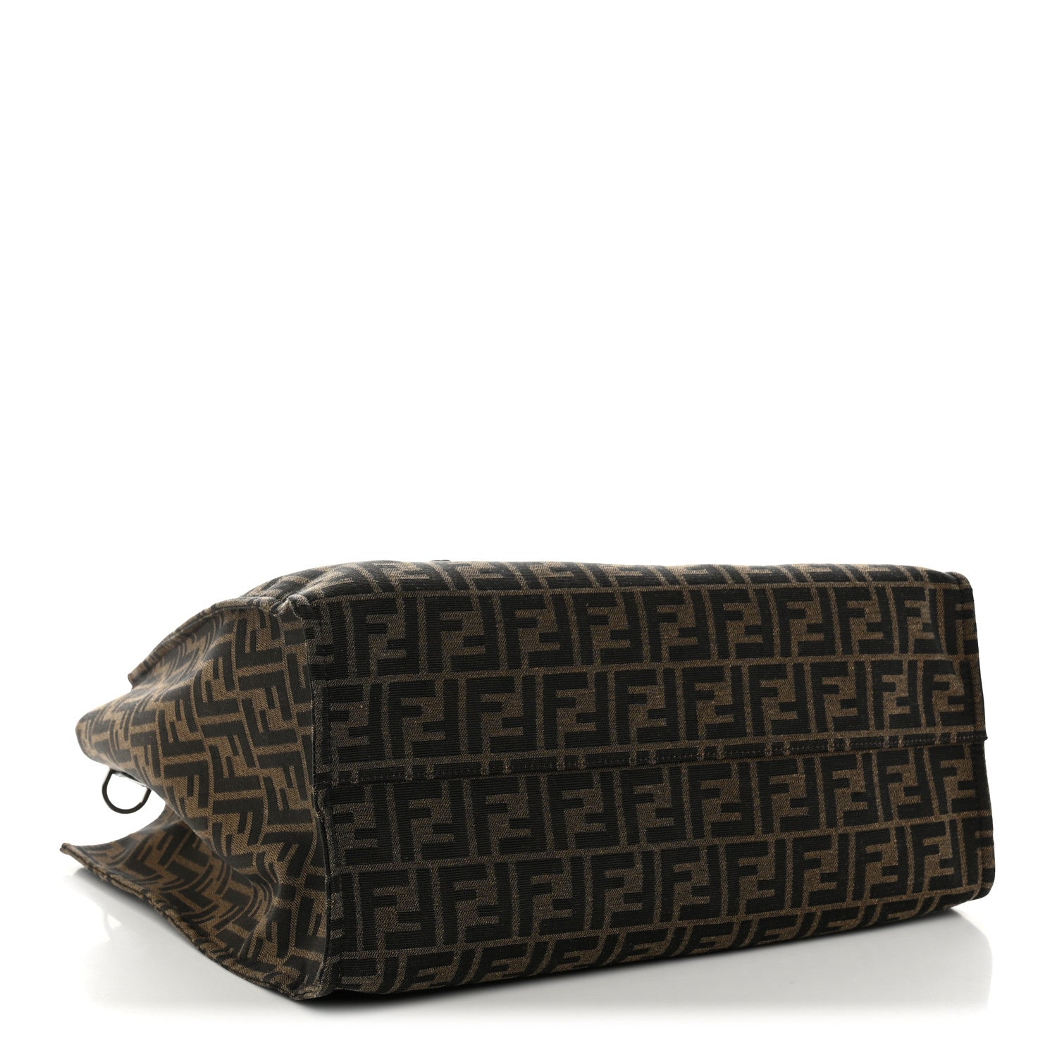 Fendi X FRGMT X POKEMON Fabric Jacquard FF Pokemon Shopping Tote Bag Tobacco Moro Giallo Mimosa