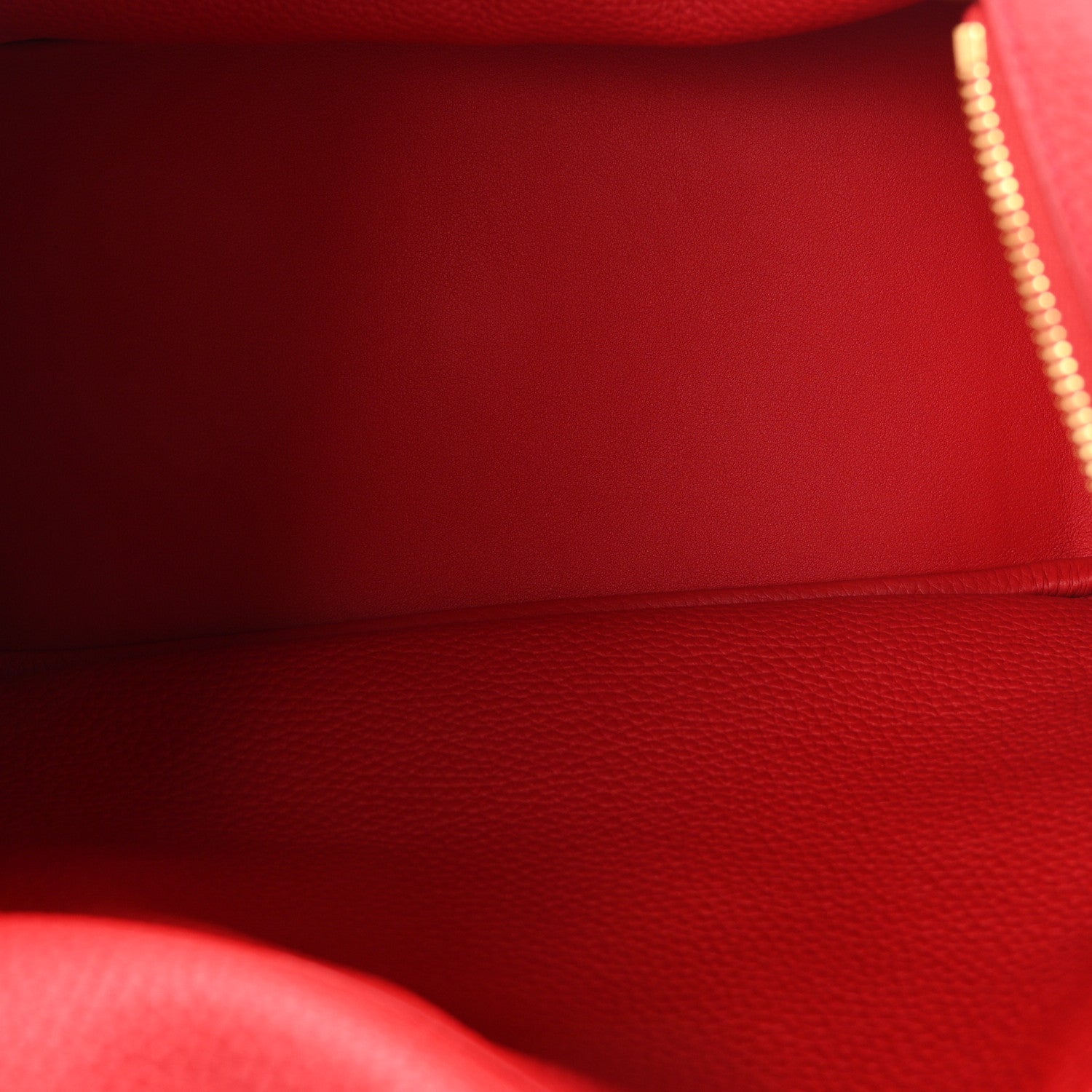 Hermès Taurillon Clemence Lindy 30 Rouge Casaque