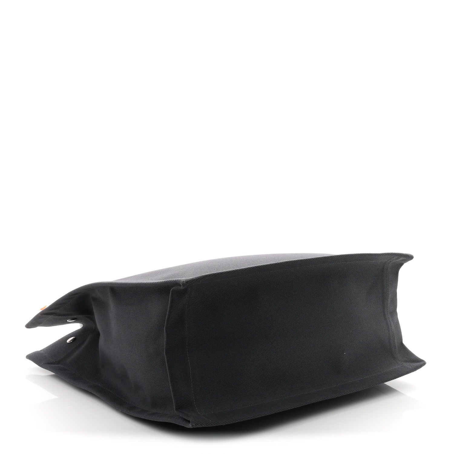 Saint Laurent Linen Calfskin Rive Gauche North South Tote Grey