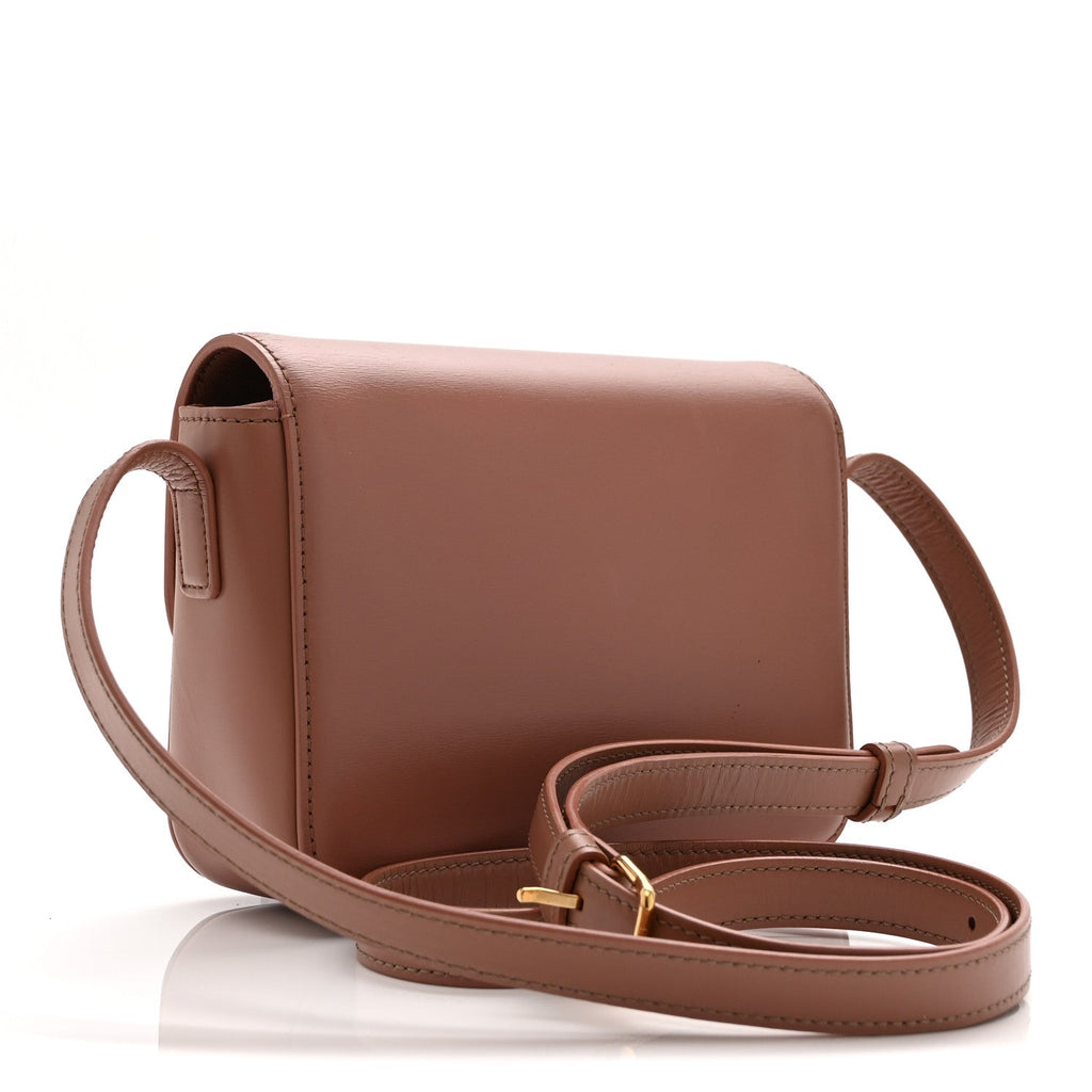 Celine Shiny Calfskin Teen Triomphe Pink