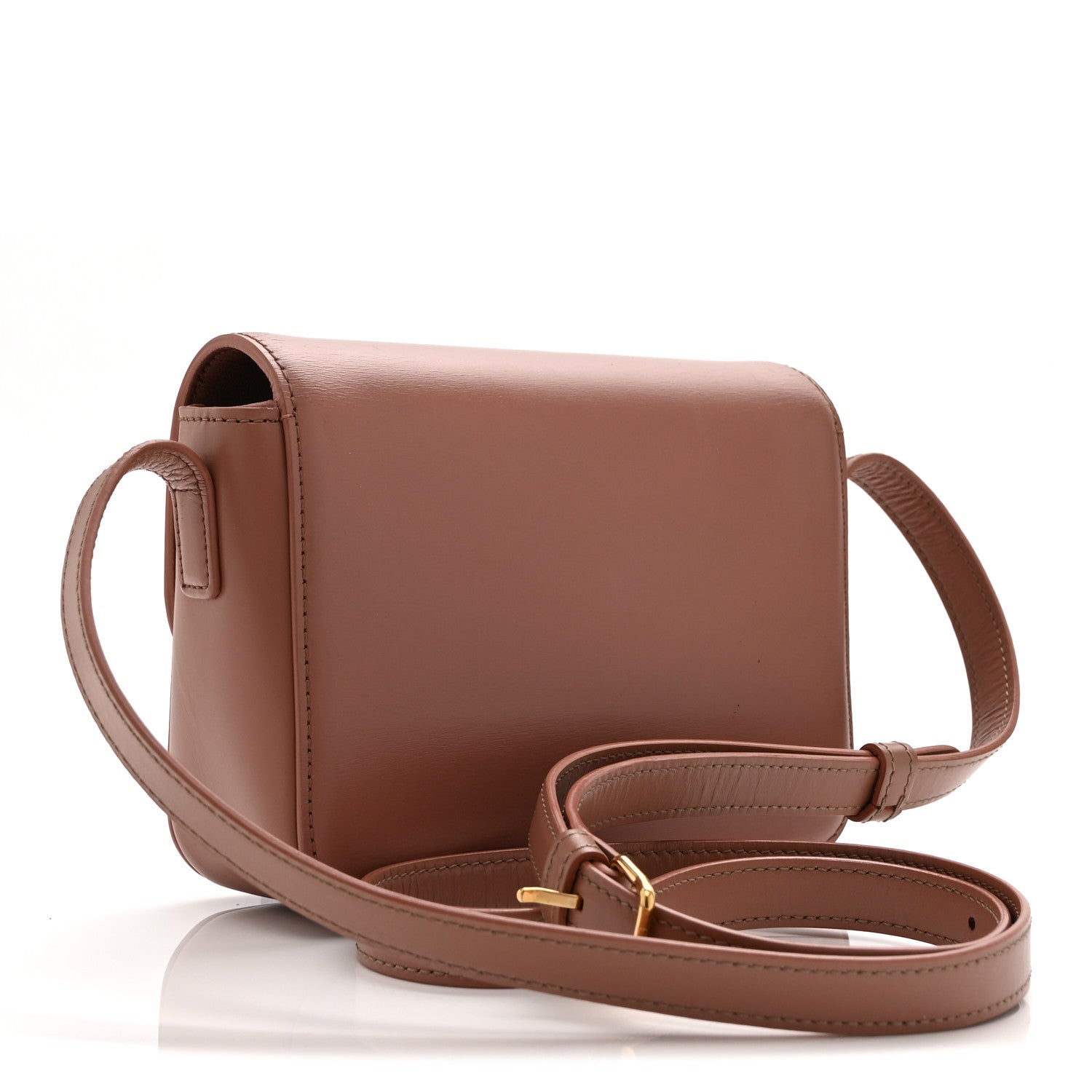 Celine Shiny Calfskin Teen Triomphe Pink