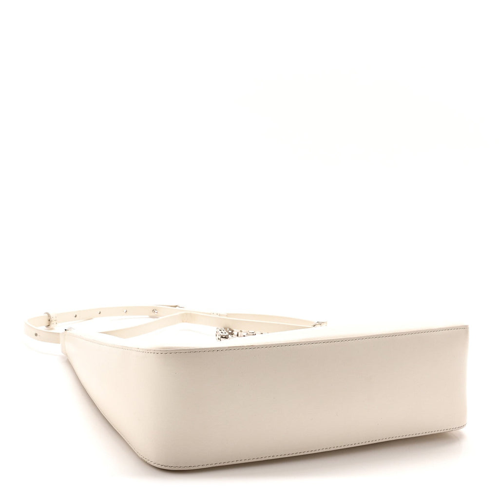 Givenchy Small Moon Cut Out Shoulder Bag Ivory detail view