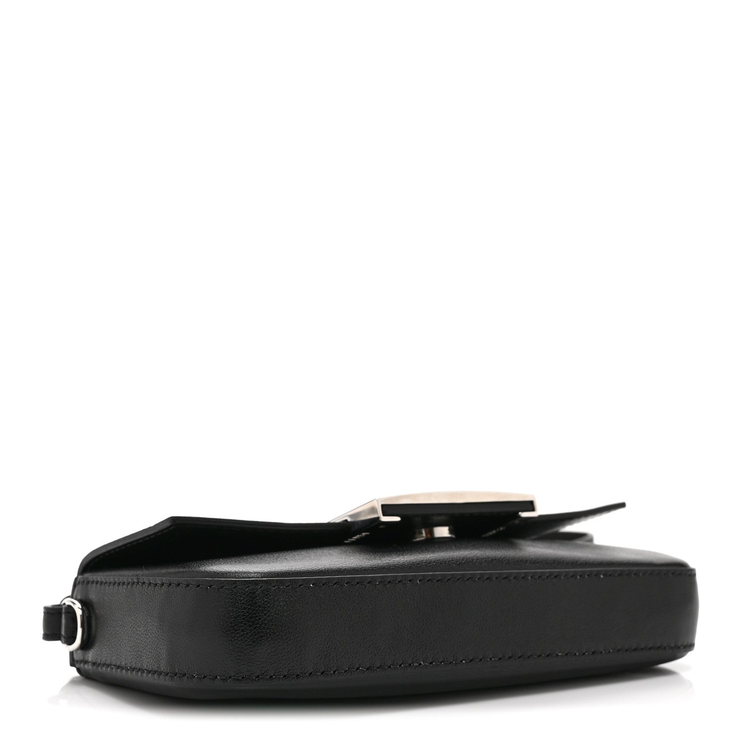 Fendi X MARC JACOBS Nappa Logo Phone Baguette Black