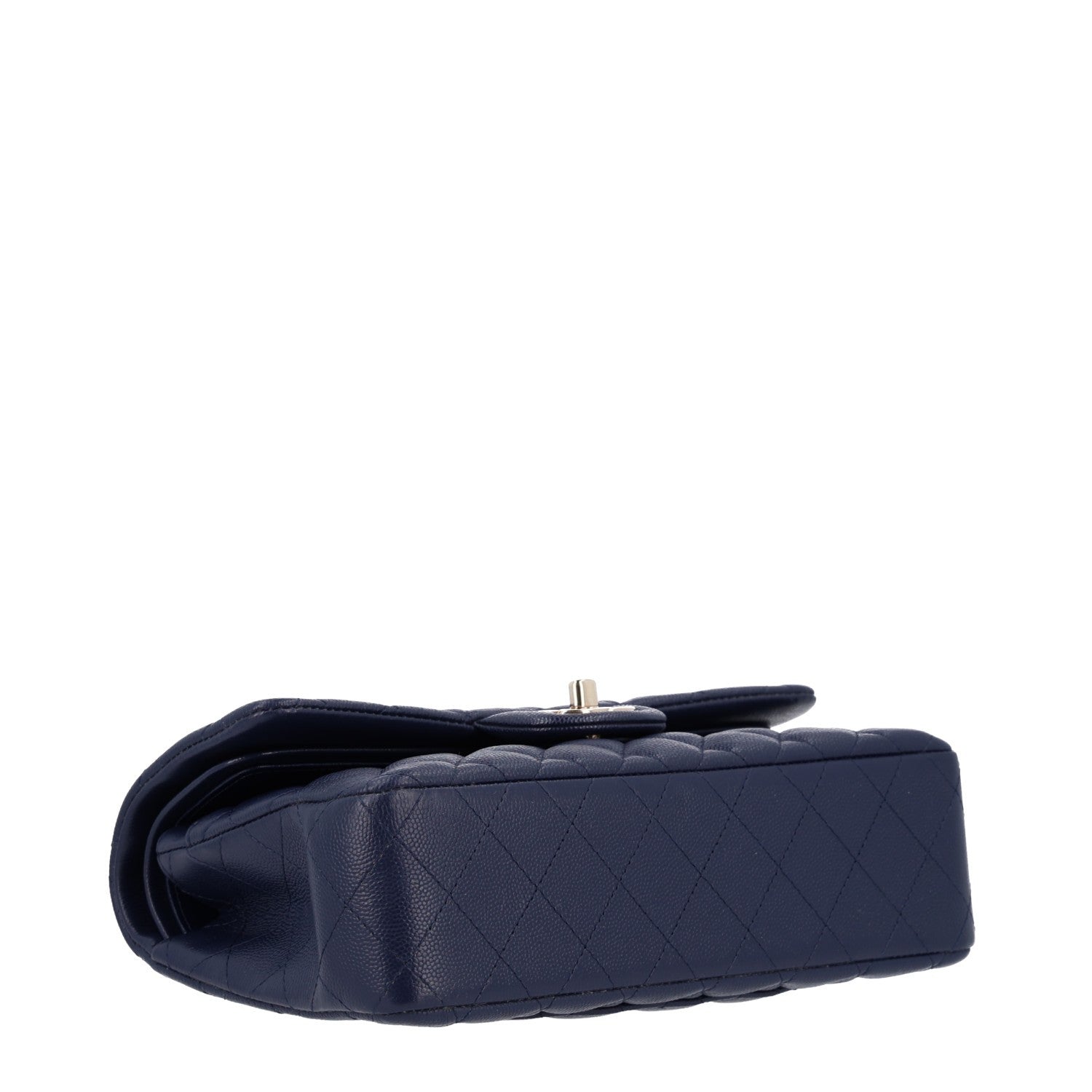 Chanel Caviar Quilted Small Double Flap Navy