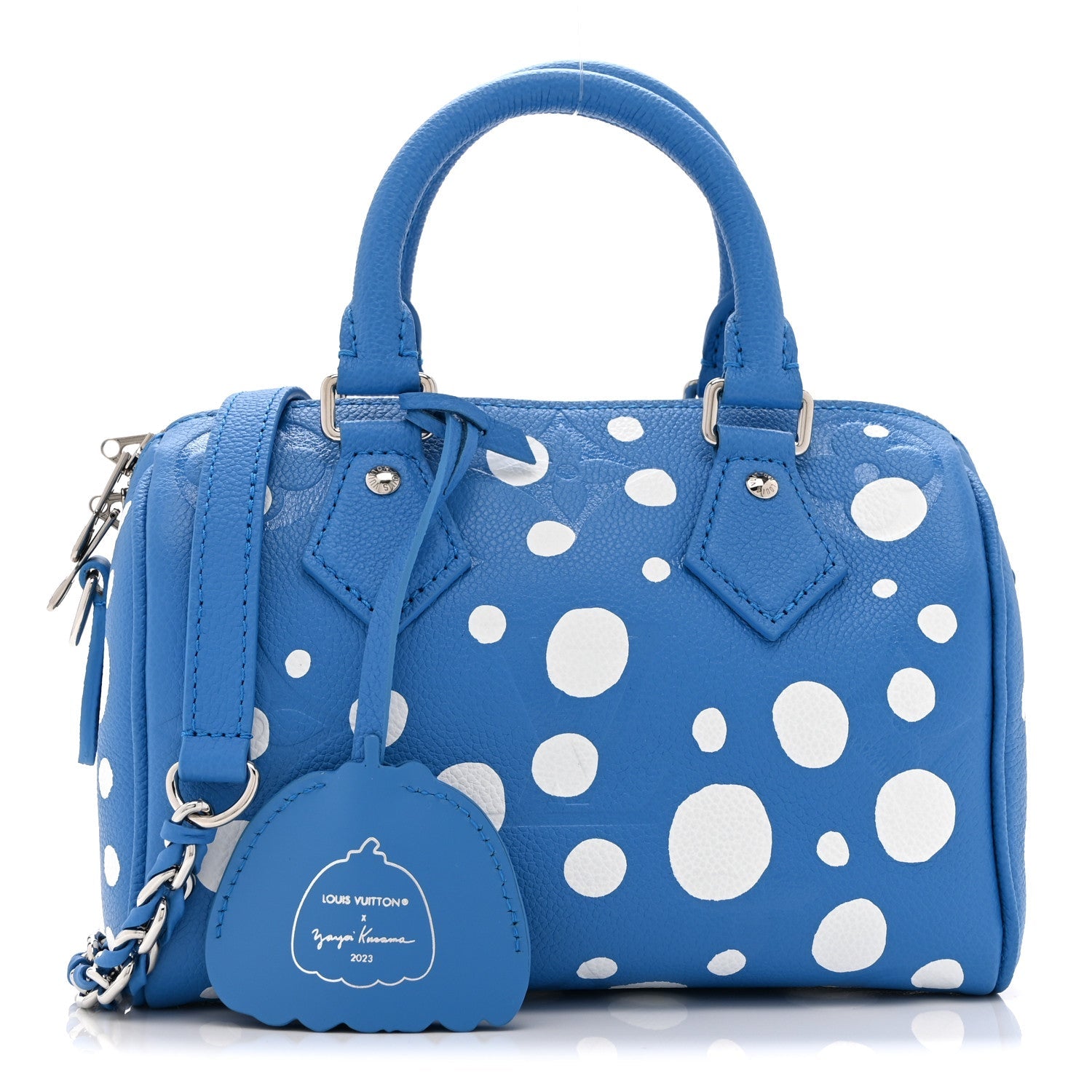 Louis Vuitton LV X YK Empreinte Speedy Bandouliere 20 Blue White