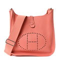 Hermès Taurillon Clemence Evelyne III PM Crevette