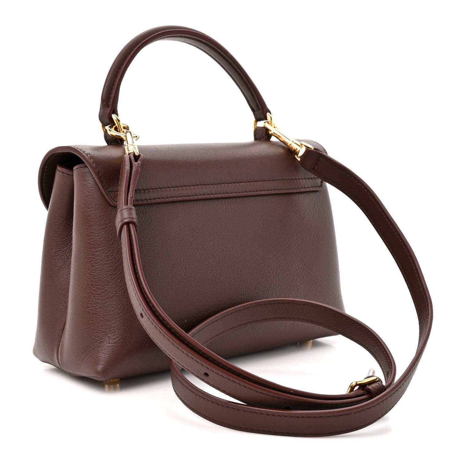 Celine Supple Grained Calfskin Teen Nino Chestnut
