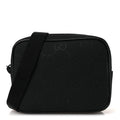 Gucci Rubber Effect Monogram GG Crossbody Bag Black