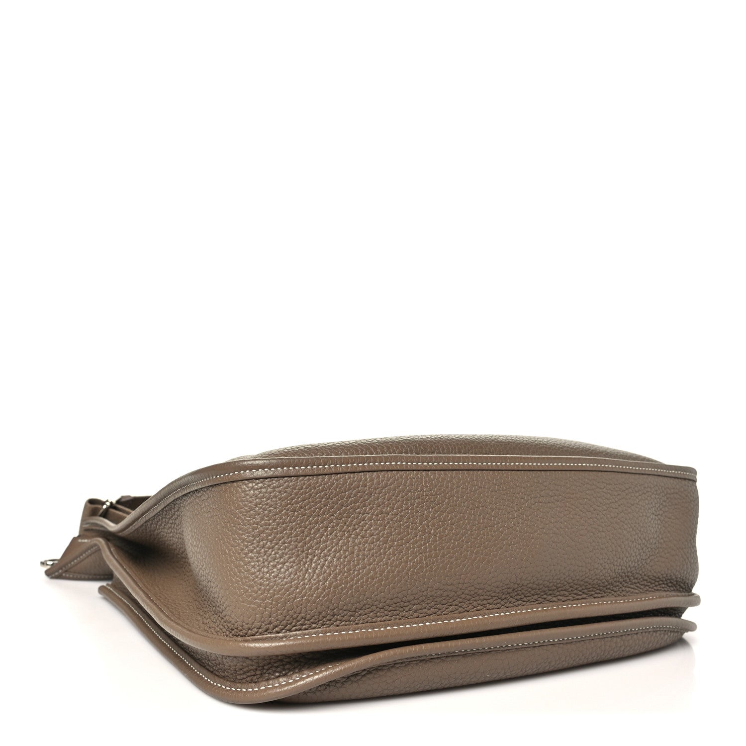 Hermès Taurillon Clemence Evelyne III GM Etoupe