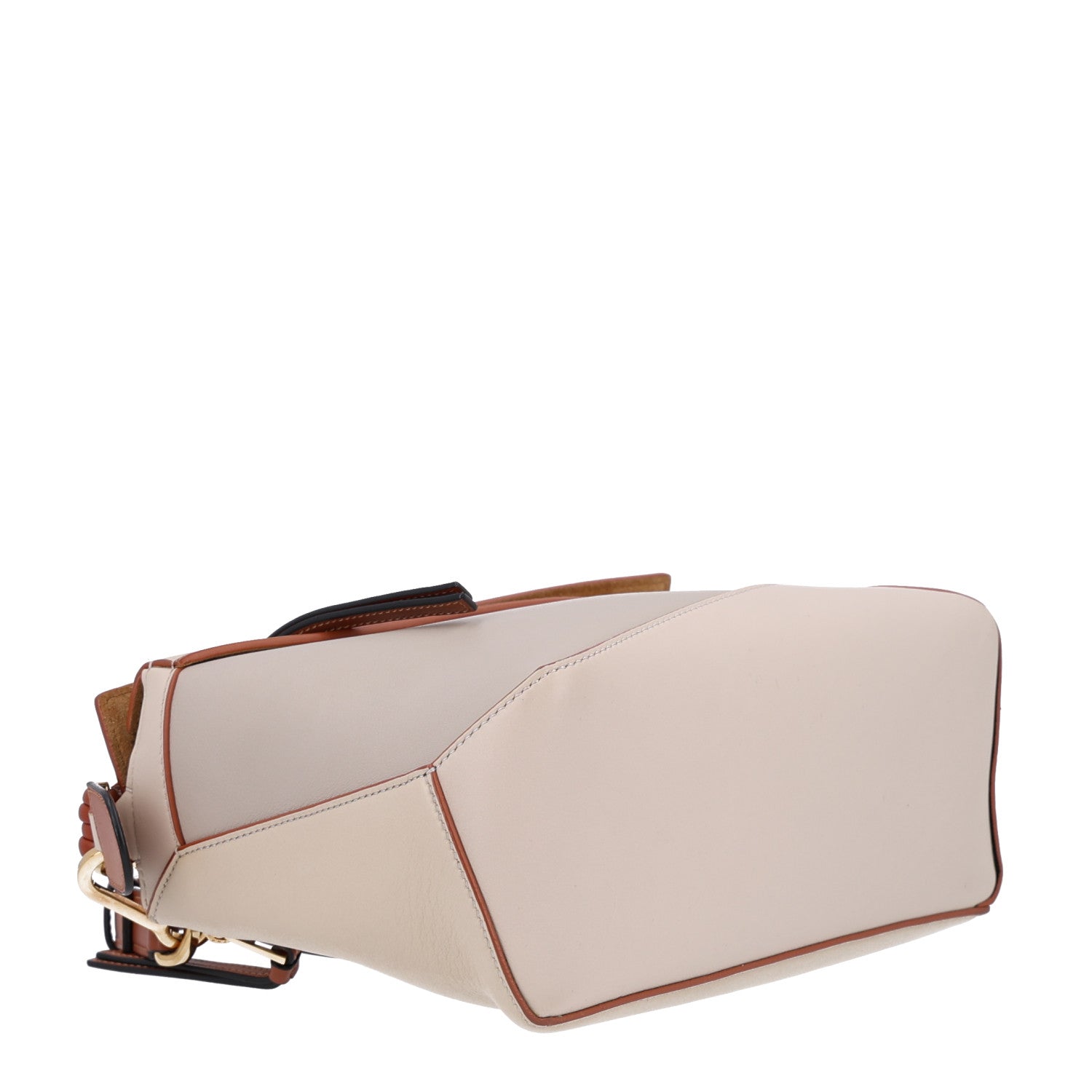 Loewe Calfskin Small Puzzle Edge Bag Ghost Soft White