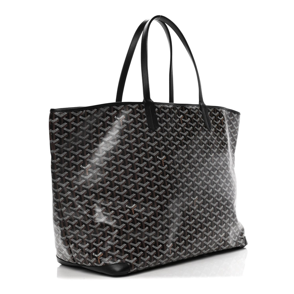 Goyard Artois GM Tote Black Goyardine side view
