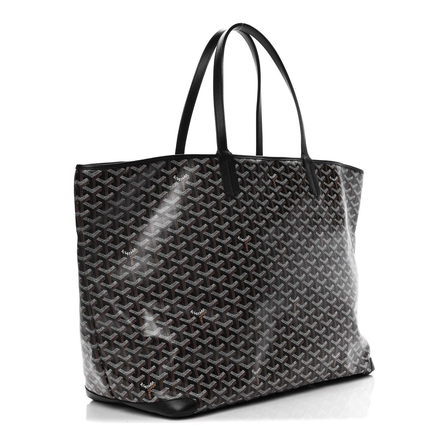 Goyard Artois GM Tote Black Goyardine side view