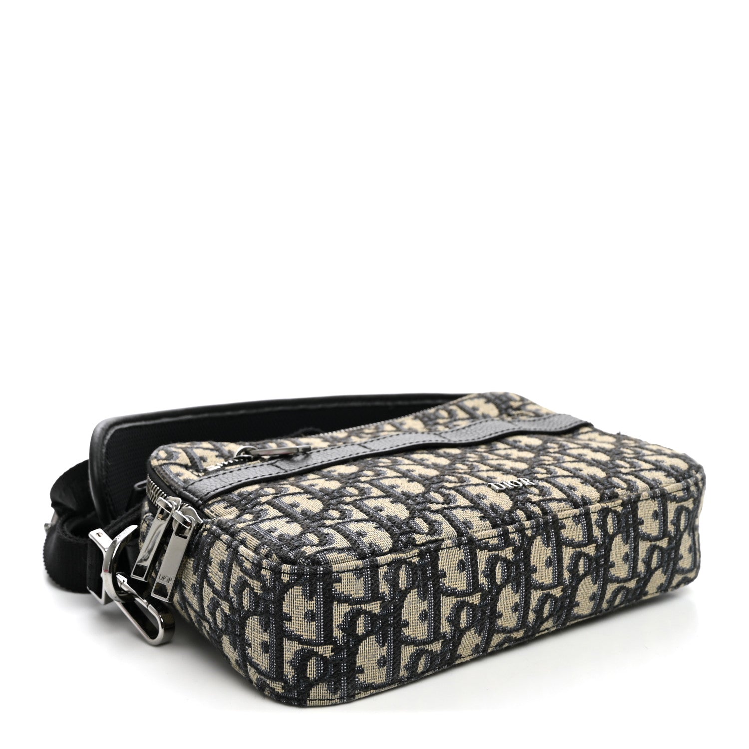 Dior HOMME Oblique Maxi Safari Messenger Beige Black