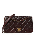 Chanel Hot Stamping Calfskin Tale Of Salzburg Flap Burgundy