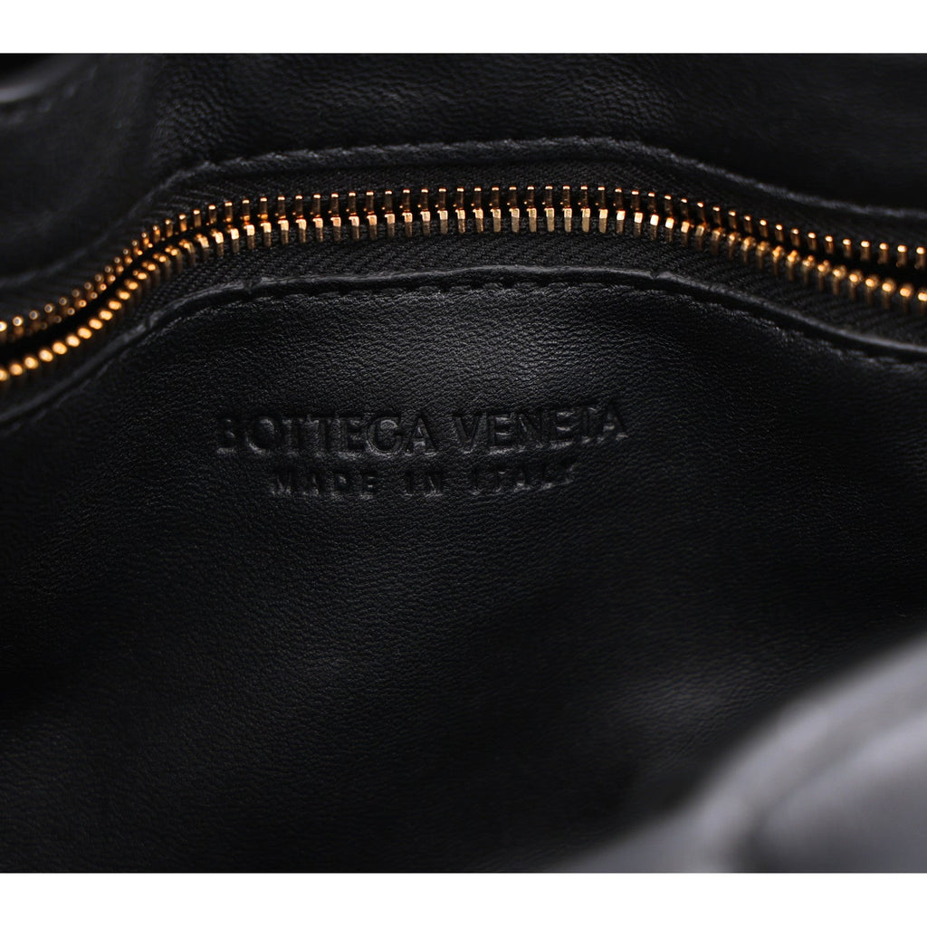 Bottega Veneta Nappa Maxi Intreccio Padded Cassette Crossbody Bag Black