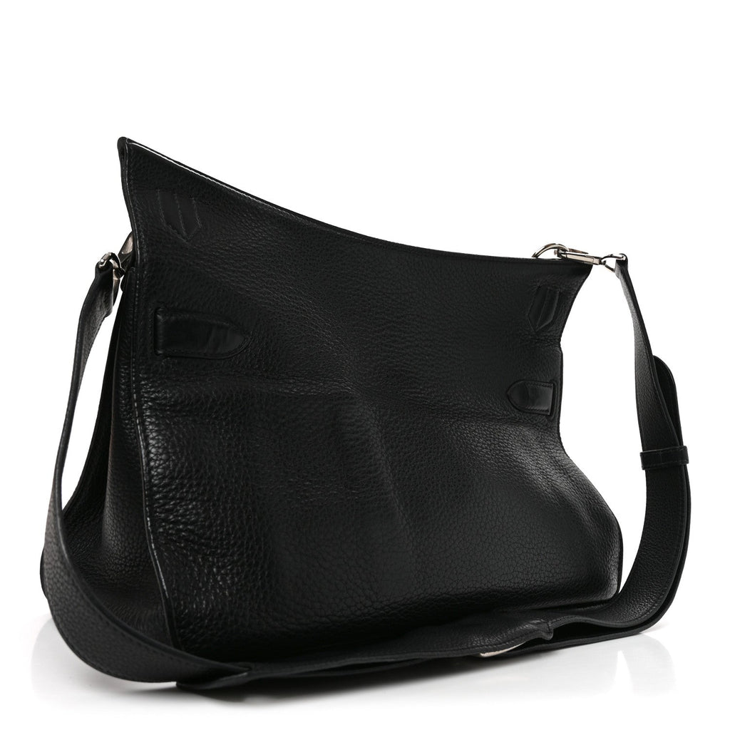 Hermès Taurillon Clemence Jypsiere 37 Black