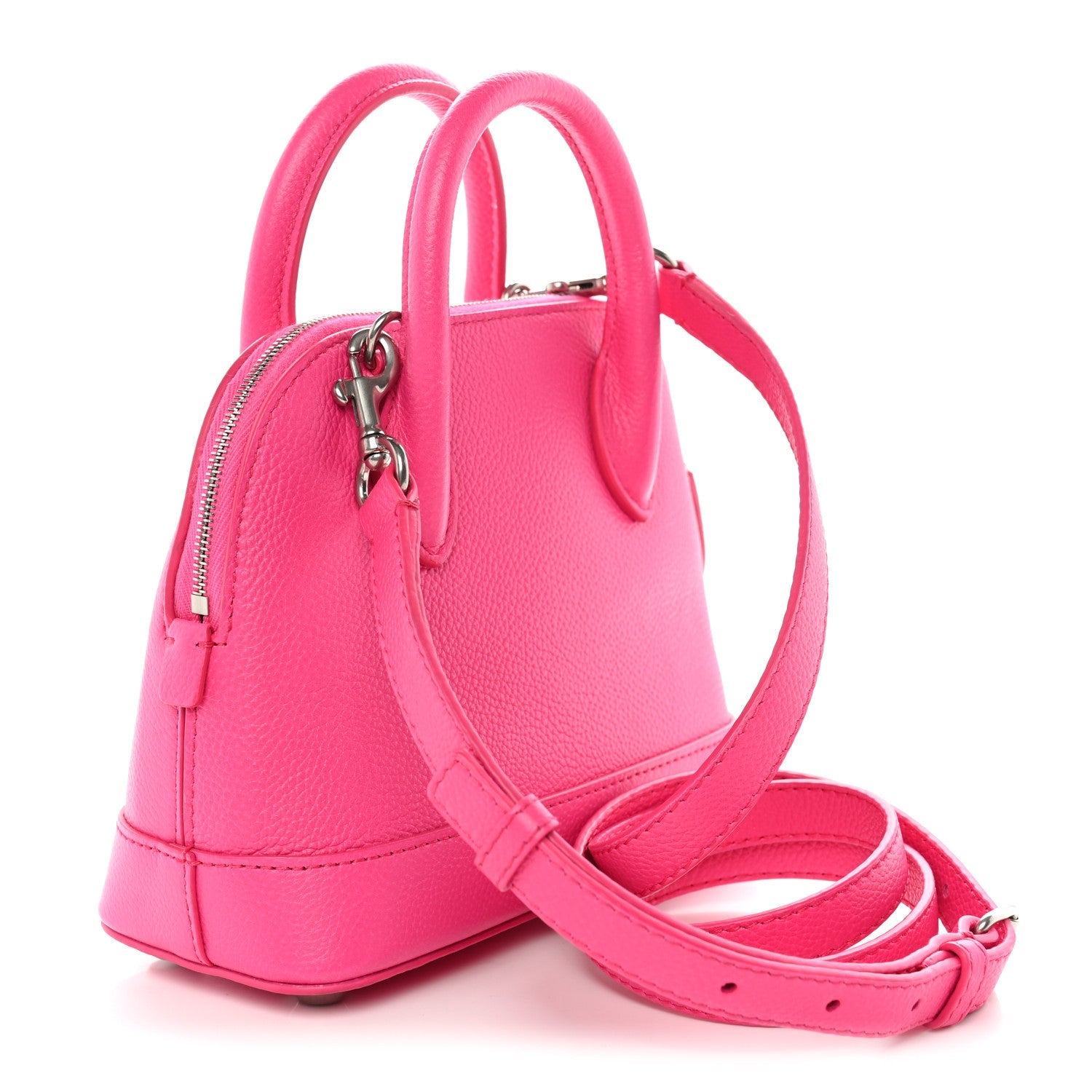 Balenciaga XXS Ville Top Handle Bag Fuchsia side view