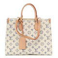Louis Vuitton Monogram Jacquard Nautical Onthego MM Multicolor Beige