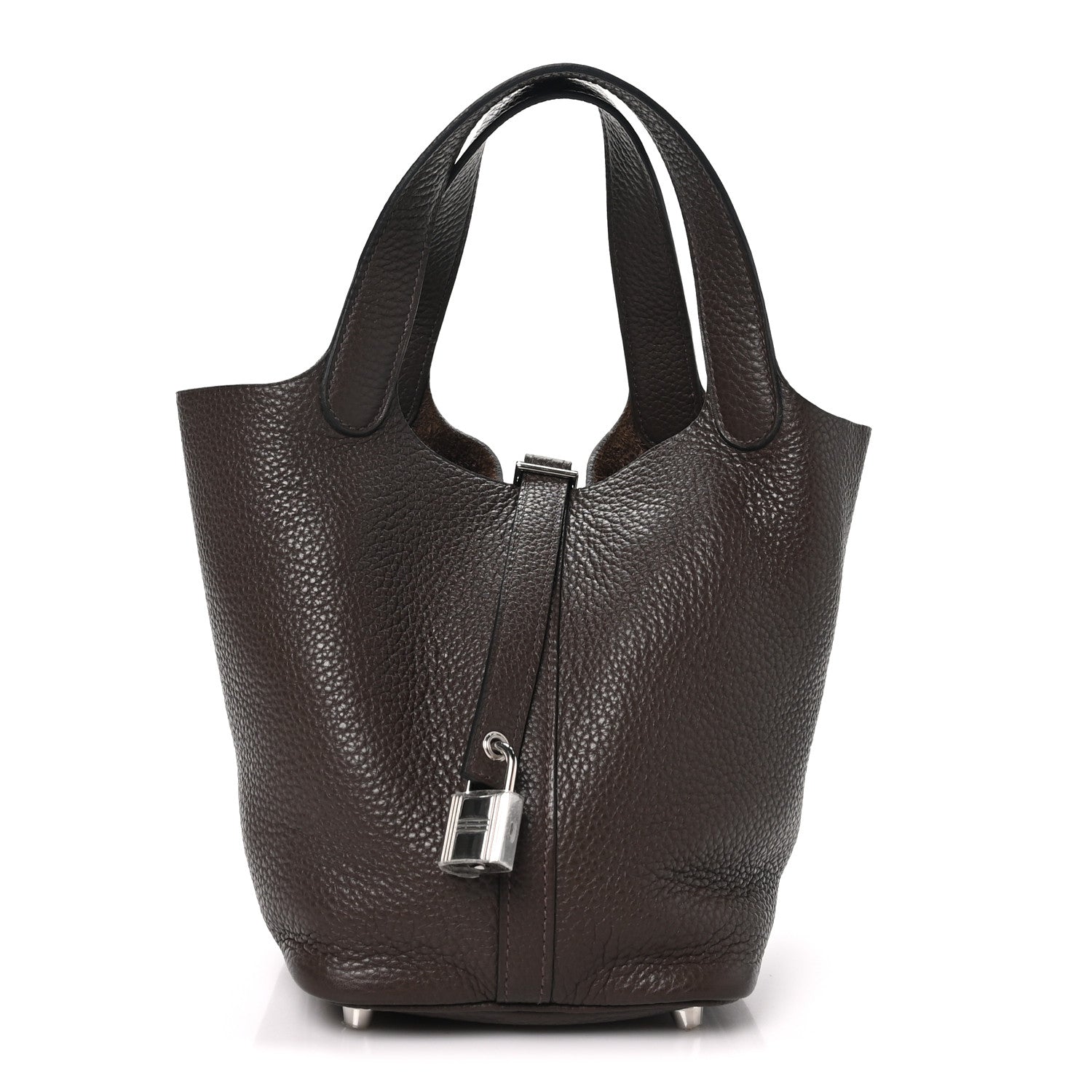 Hermès Taurillon Clemence Picotin Lock 18 PM Cacao
