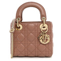 Dior Lambskin Cannage Mini Lady Dior Fard