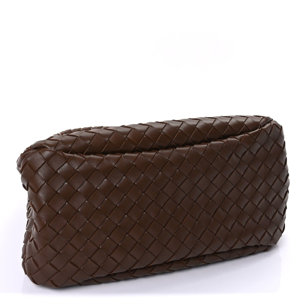 Bottega Veneta Intrecciato Medium Campana Shoulder Bag Tannin