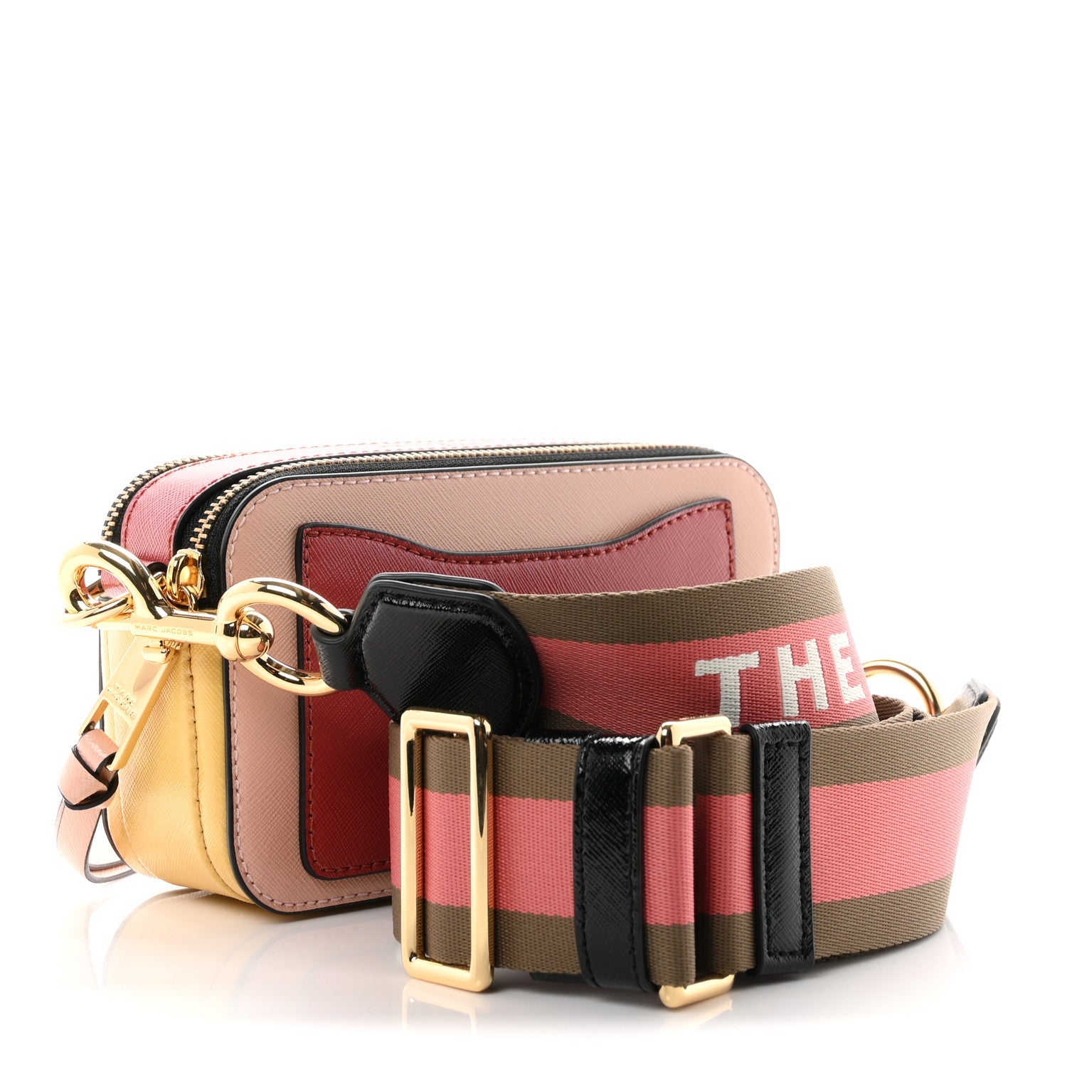Saffiano Small Snapshot Camera Bag New Rose