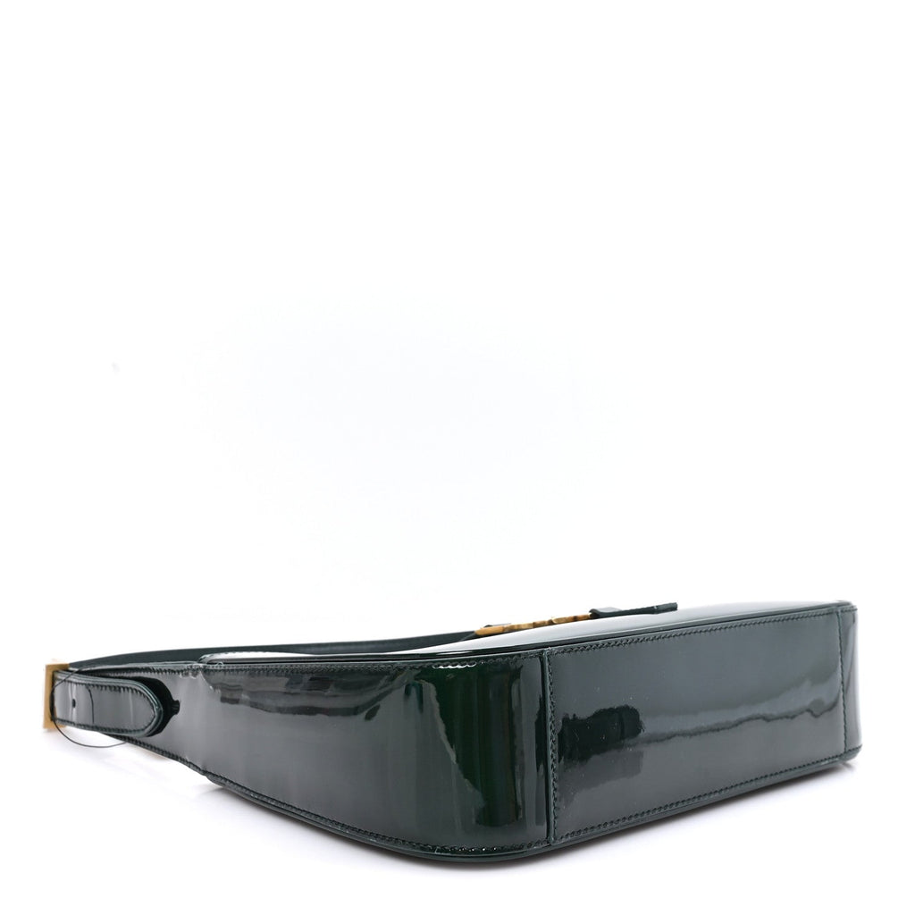 Saint Laurent Patent Le 5 A 7 Hobo Fir Leaf