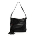 Chanel Lambskin CC Tassel Shoulder Bag Black